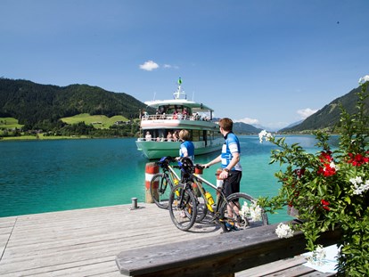 Mountainbike Urlaub - Parkplatz: gebührenpflichtig beim Hotel - Obermöschach - Ferienhof Neusacher Moser
