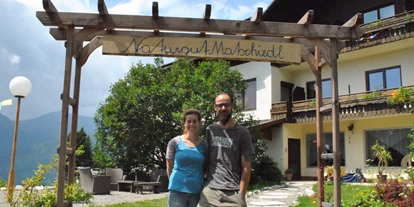 Mountainbike Urlaub - Garten - Unterdöbernitzen - Familie Millonig - Naturgut Gailtal