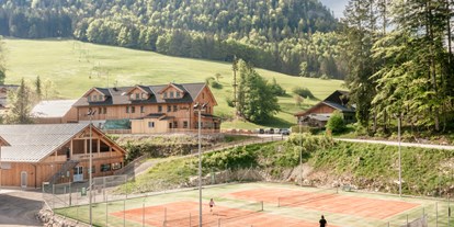 Mountainbike Urlaub - geführte MTB-Touren - Sarstein (Bad Goisern am Hallstättersee) - Tennis im Narzissendorf Zloam - Narzissendorf Zloam