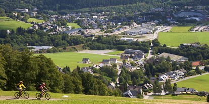 Mountainbike Urlaub - kostenloser Verleih von GPS Geräten - PLZ 59939 (Deutschland) - auf einer Tour - Schröders Hotelpension