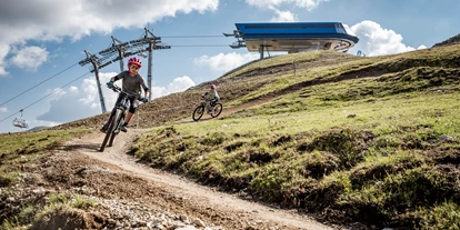 Mountainbike Urlaub - Biketransport: Bergbahnen - Plaus - Valrunzhof direkt am Seilbahncenter