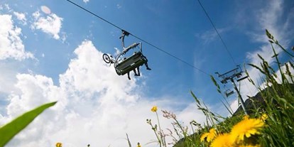 Mountainbike Urlaub - Hotel-Schwerpunkt: Mountainbike & Wandern - Grins - Valrunzhof direkt am Seilbahncenter