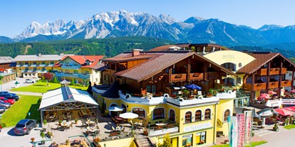 Mountainbike Urlaub - Pools: Außenpool beheizt - Steiermark - Hotel Aussen - Hotel Erlebniswelt Stocker