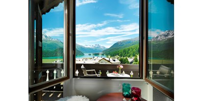 Mountainbike Urlaub - Parkplatz: gebührenpflichtig beim Hotel - Davos Dorf - View - Giardino Bed & Breakfast