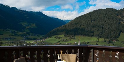 Mountainbike Urlaub - Peak room - Sonnenterrasse - Hotel Goldried