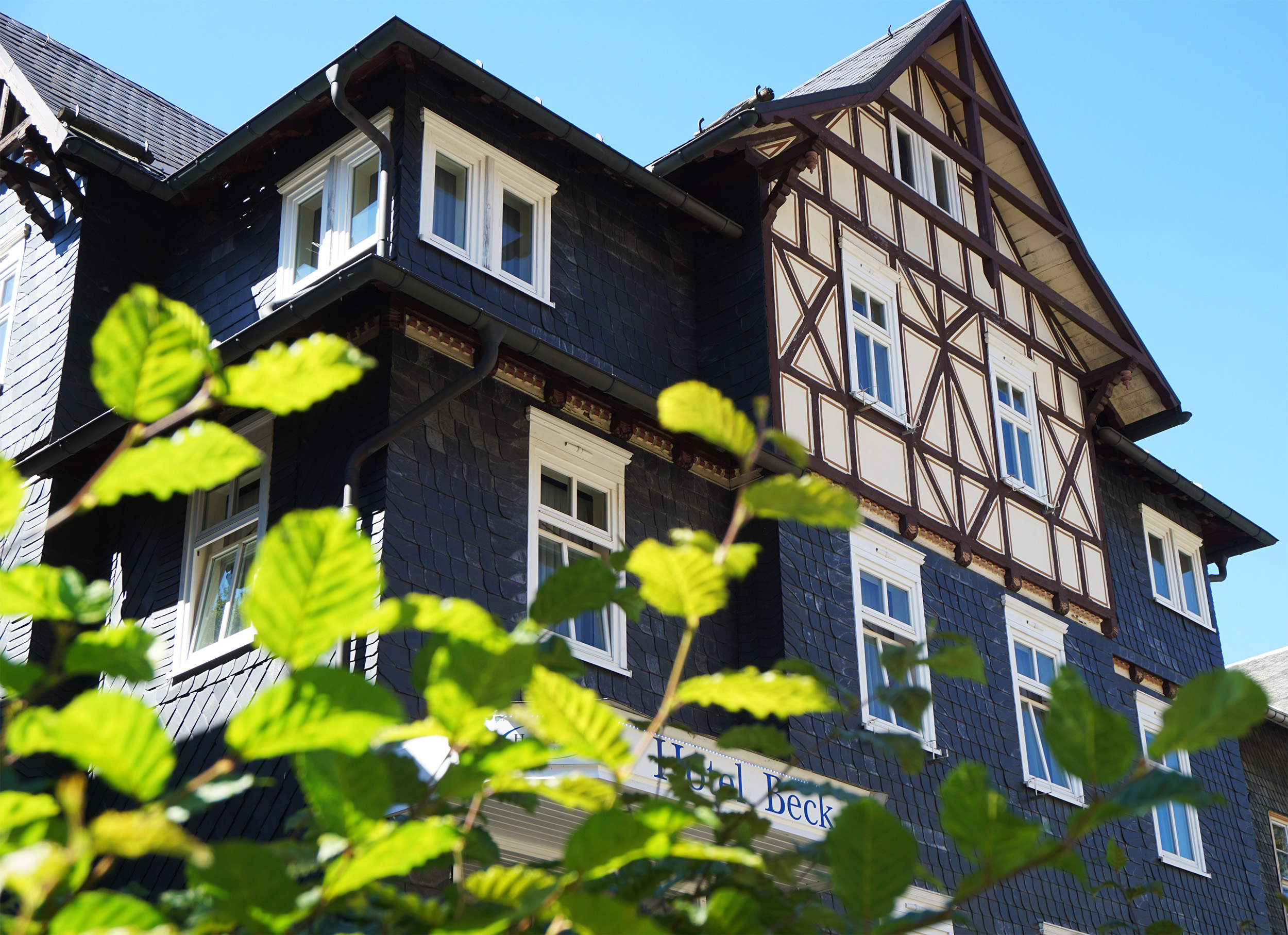 Mountainbikehotel - Außenansicht Hotel Beck Lauscha - Hotel Beck