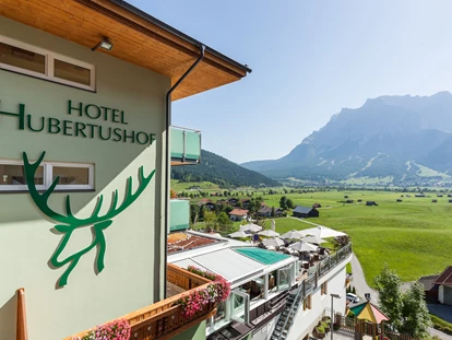 Mountainbike Urlaub - Hotel mit Zugspitzblick - Hotel Hubertushof