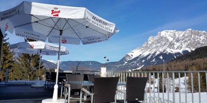 Mountainbike Urlaub - geführte MTB-Touren - Zugspitze - Terrasse - Hotel MyTirol