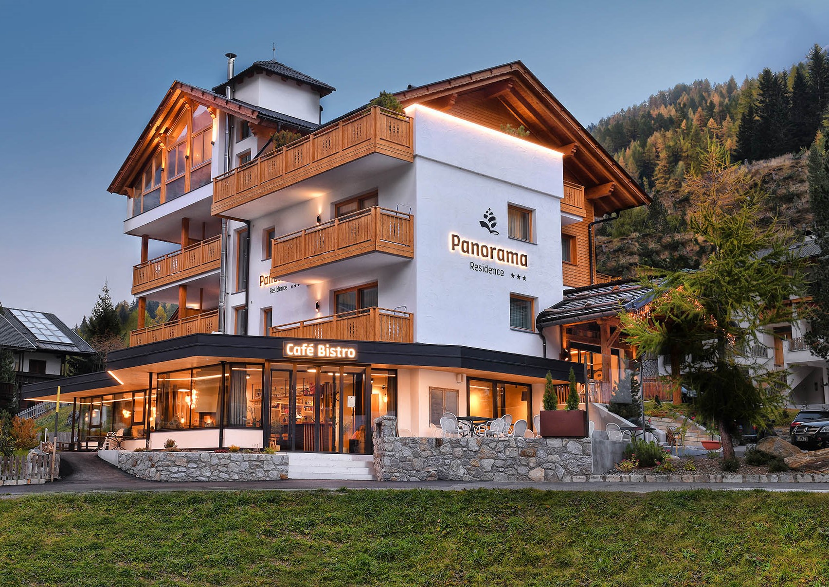 Mountainbikehotel - Hausansicht - Panorama Residence & Bistro