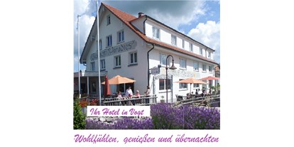 Mountainbike Urlaub - Reuthe - Wohlfühlen und Genießen im Paradies - Adam & Eva Gasthof Paradies in Vogt mit Hotel und Paradiesfestsaal