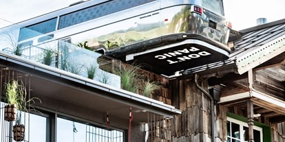 Mountainbike Urlaub - Elektrolytgetränke - Kitzbühel - Besonderes Highlight im SEPP: Im legendären Airstream auf dem Roof Top ist eine Sauna - Hotel SEPP