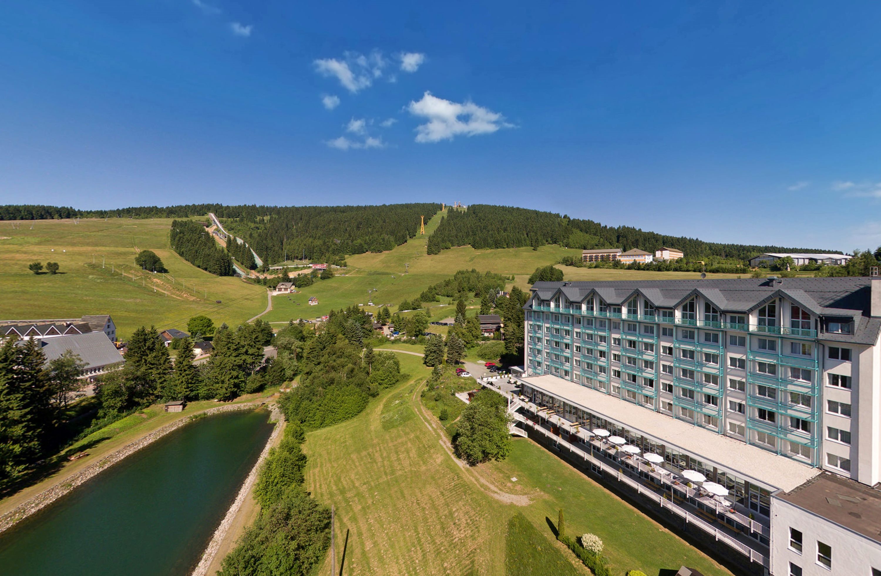 Mountainbikehotel - Das 4-Sterne Erwachsenenhotel Best Western Ahorn Hotel Oberwiesenthal im Sommer.  - Best Western Ahorn Hotel Oberwiesenthal - Adults only