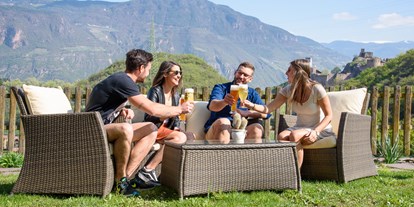 Mountainbike Urlaub - Wellnessbereich - Latsch (Trentino-Südtirol) - Panoramaterasse - Hotel Sigmundskron