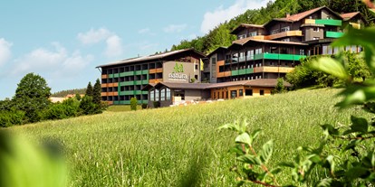 Mountainbike Urlaub - Parkplatz: kostenlos beim Hotel - Bodenmais - Hotelansicht - natura Hotel Bodenmais