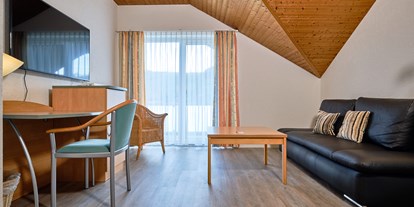 Mountainbike Urlaub - Oberarnbach - Wohnbereich Apartment Nr.2 - Apartments & Landhotel Zum Storchennest