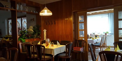 Mountainbike Urlaub - Haustrail - Ilmenau - Restaurant mit Frühstückzimmer - Hotel-Gasthaus Steiger mit Ferienhaus und Ferienwohnungen