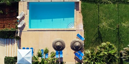 Mountainbike Urlaub - Pools: Außenpool nicht beheizt - Spanien - Unser Poolbereich  - Agroturismo Fincahotel Son Pou, Felanitx- Mallorca