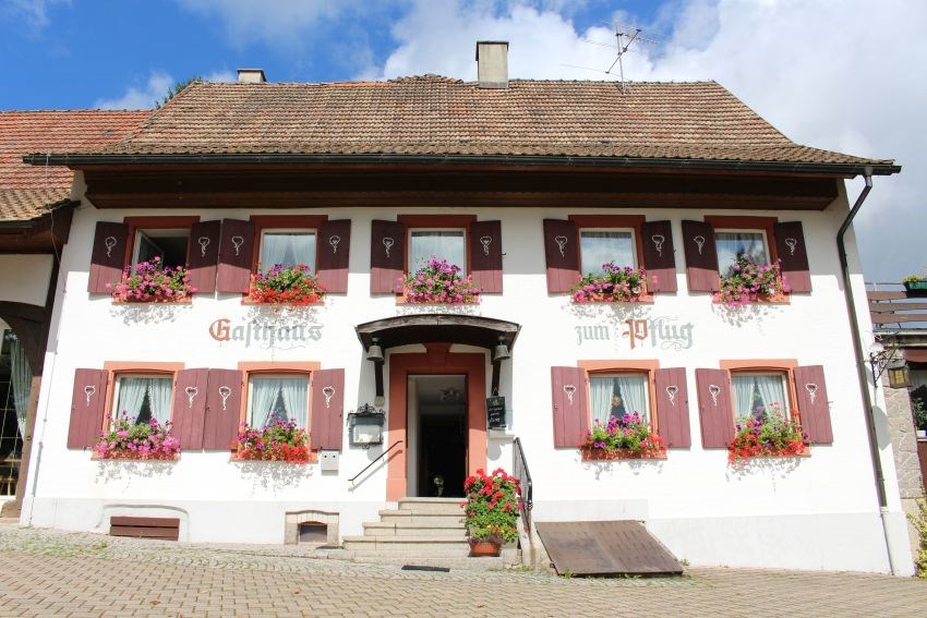 Mountainbikehotel - Aussenansicht Hotel - Hotel Landgasthof zum Pflug