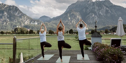 Mountainbike Urlaub - Wellnessbereich - Mittenwald - Yoga im Hotel - Hotel Das Rübezahl
