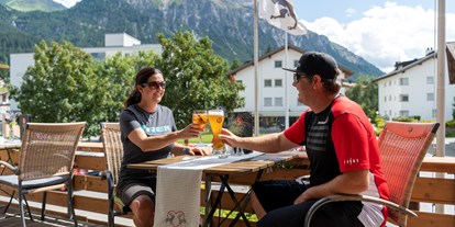 Mountainbike Urlaub - Parkplatz: kostenlos beim Hotel - Schweiz - Sunstar Hotel Lenzerheide