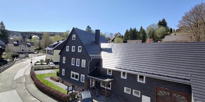 Mountainbike Urlaub - Preisniveau: günstig - Schmallenberg - Aussicht vom Balkon Ferienwohnung - Hotel-Garni*** Zur alten Post