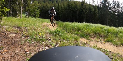 Mountainbike Urlaub - Fahrradraum: vorhanden - Latsch (Trentino-Südtirol) - Bergkasteltrail - Hotel Bergblick
