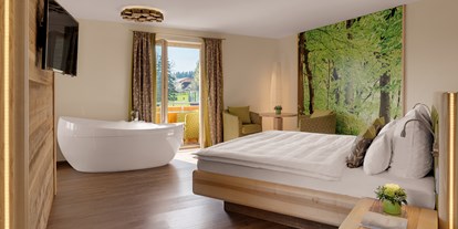 Mountainbike Urlaub - Servicestation - PLZ 94244 (Deutschland) - Die neuen Suiten bieten Raum für luxuriöse Aufenthalte. Suite Buche - Hotel der Bäume