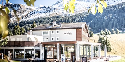 Mountainbike Urlaub - Parkplatz: kostenlos beim Hotel - Flims Waldhaus - Valbella Resort