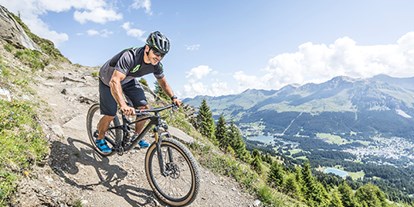 Mountainbike Urlaub - Fahrrad am Zimmer erlaubt - Graubünden - Valbella Resort