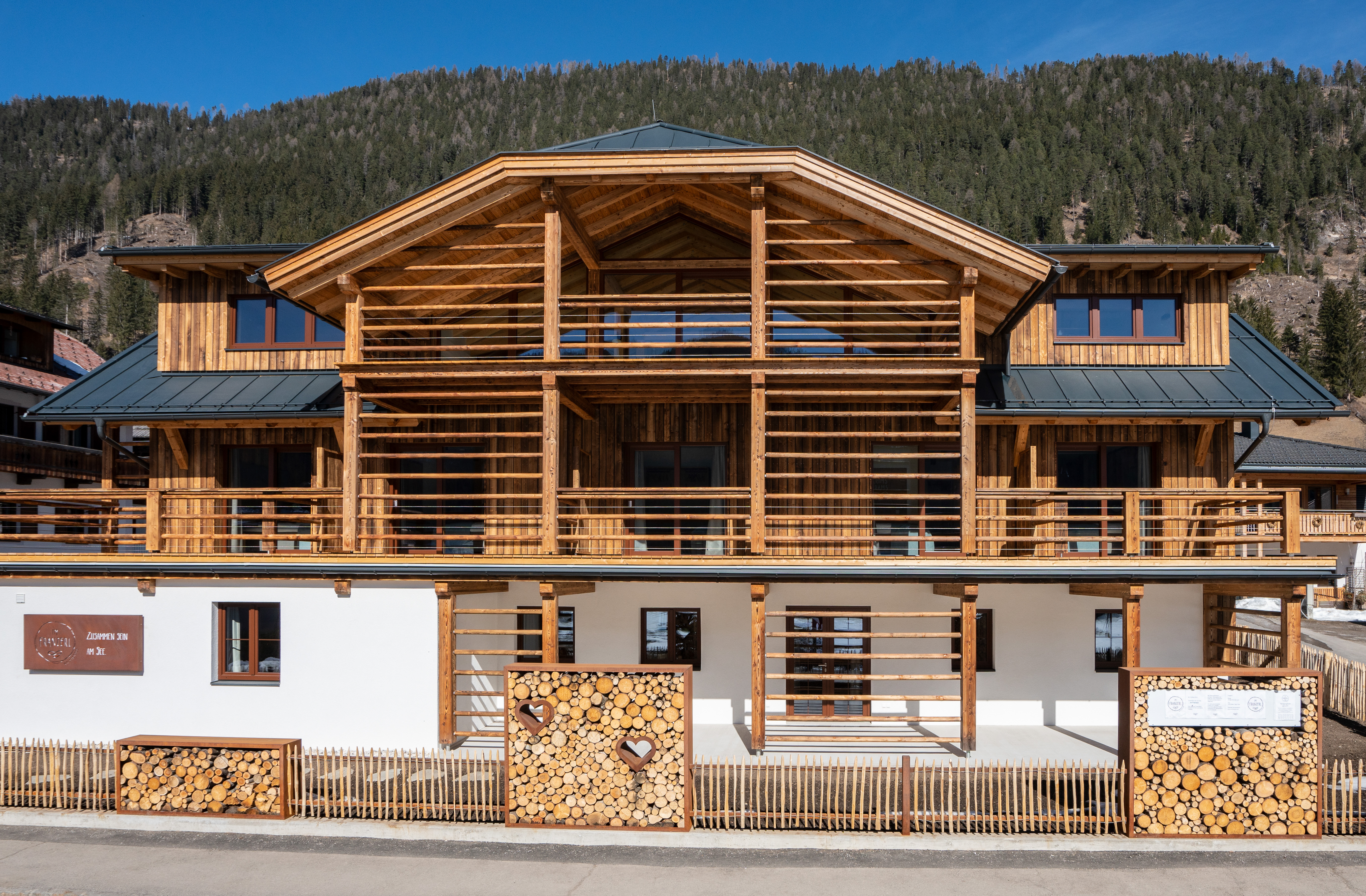 Mountainbikehotel - Im Franzerl von außen. - Im Franzerl am Weissensee