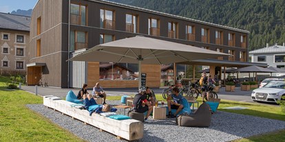 Mountainbike Urlaub - Parkplatz: gebührenpflichtig in Gehweite - Silvaplana - Bever Lodge