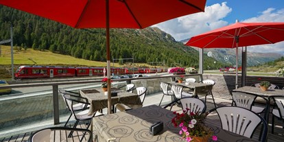 Mountainbike Urlaub - Biketransport: Bergbahnen - PLZ 7260 (Schweiz) - Gasthaus & Hotel Berninahaus