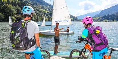 Mountainbike Urlaub - organisierter Transport zu Touren - Döbriach - Biken rund um den See - Familien Sporthotel Brennseehof