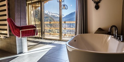 Mountainbike Urlaub - Parkplatz: kostenlos beim Hotel - Lana (Trentino-Südtirol) - Bad mit Aussicht - The Peak Sölden
