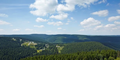 Mountainbike Urlaub - Verpflegung: Frühstück - Emleben - Aussicht aus dem AHORN Panorama Hotel Oberhof auf den Thüringer Wald. - AHORN Panorama Hotel Oberhof