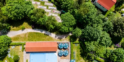 Mountainbike Urlaub - Garten - Emleben - Saisonaler Außen-Pool - AHORN Berghotel Friedrichroda
