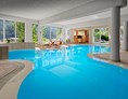 Mountainbikehotel: Panoramabad im Wellness "Aqua sanus" - Alpin Resort Stubaier Hof****s