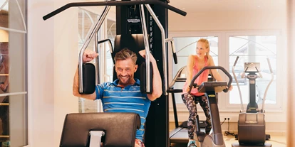 Mountainbike Urlaub - Hotel-Schwerpunkt: Mountainbike & Wandern - Kleiner aber feiner Fitnessraum mit Technogym-Fintessgeräten - Activehotel Bergkönig
