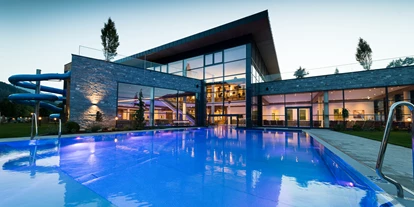 Mountainbike Urlaub - Umgebungsschwerpunkt: See - "Badewelten" am Woferlgut. Das Herzstück bei den 5 Bädern bildet das 50 Meter Indoor Sportpool. 
# 50 Meter Indoor Pool - 26°
# Indoor Wellness Pool - 31°
# Whirlpool - 36°
# ganzjährig geöffnetes Outdoor Pool - 32°
# Eltern/Babypool  36° - Hotel Sportcamp Woferlgut
