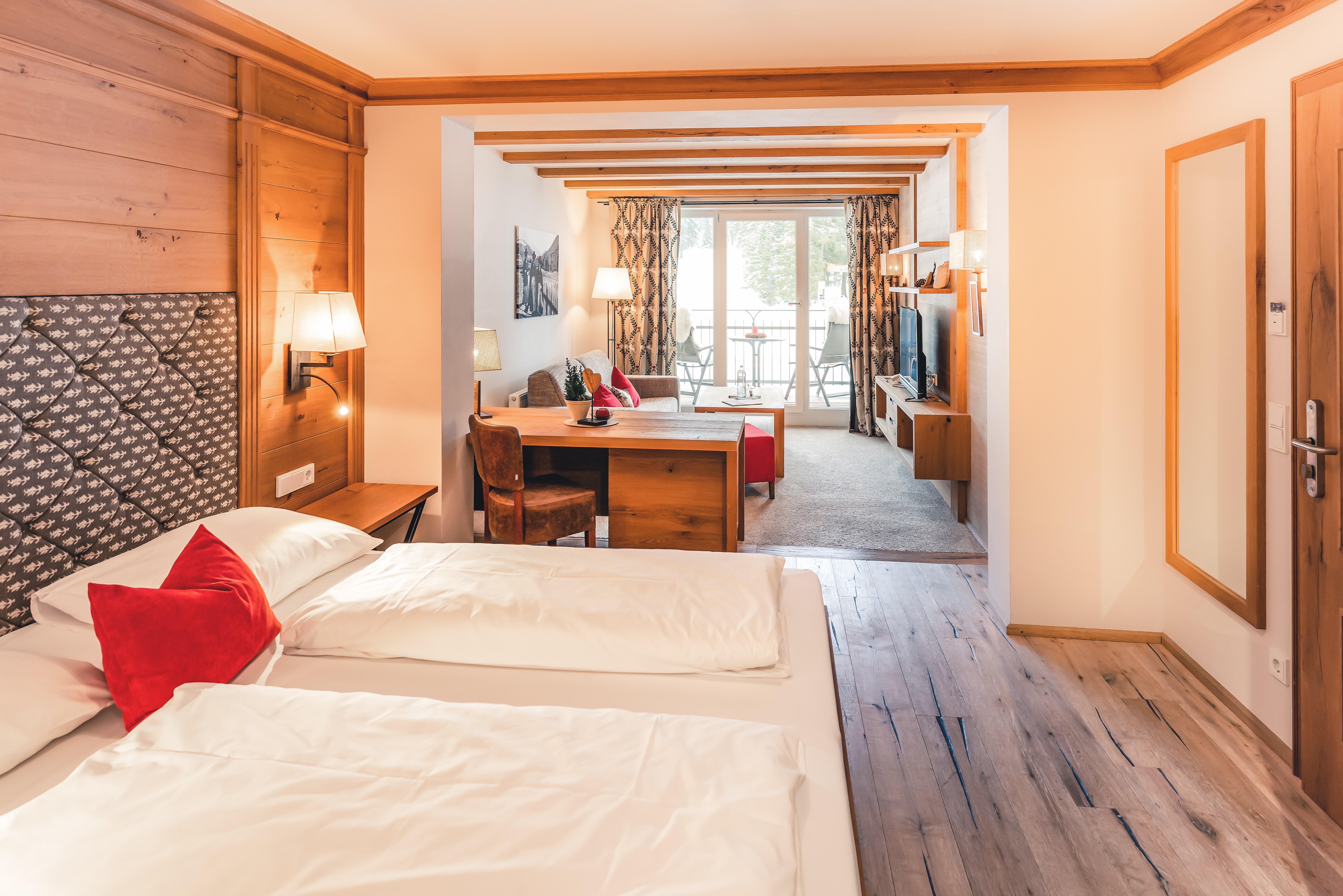 Hotel Restaurant Sonnenhof  Zimmerkategorien Doppelzimmer Aggenstein Deluxe