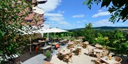 Mountainbike Urlaub - Pools: Innenpool - Hessen Süd - Lounge -Terrasse Ed+Ed - Landhotel Betz ***S - Ihr MTB-Hotel-