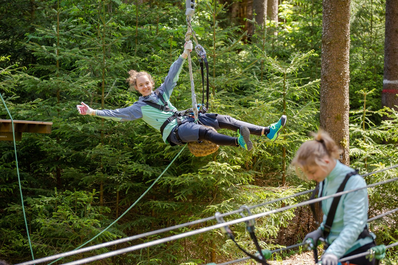 Sportpark Rabenberg Ausflugsziele Kletterwald 'Abenteuerpark 860'