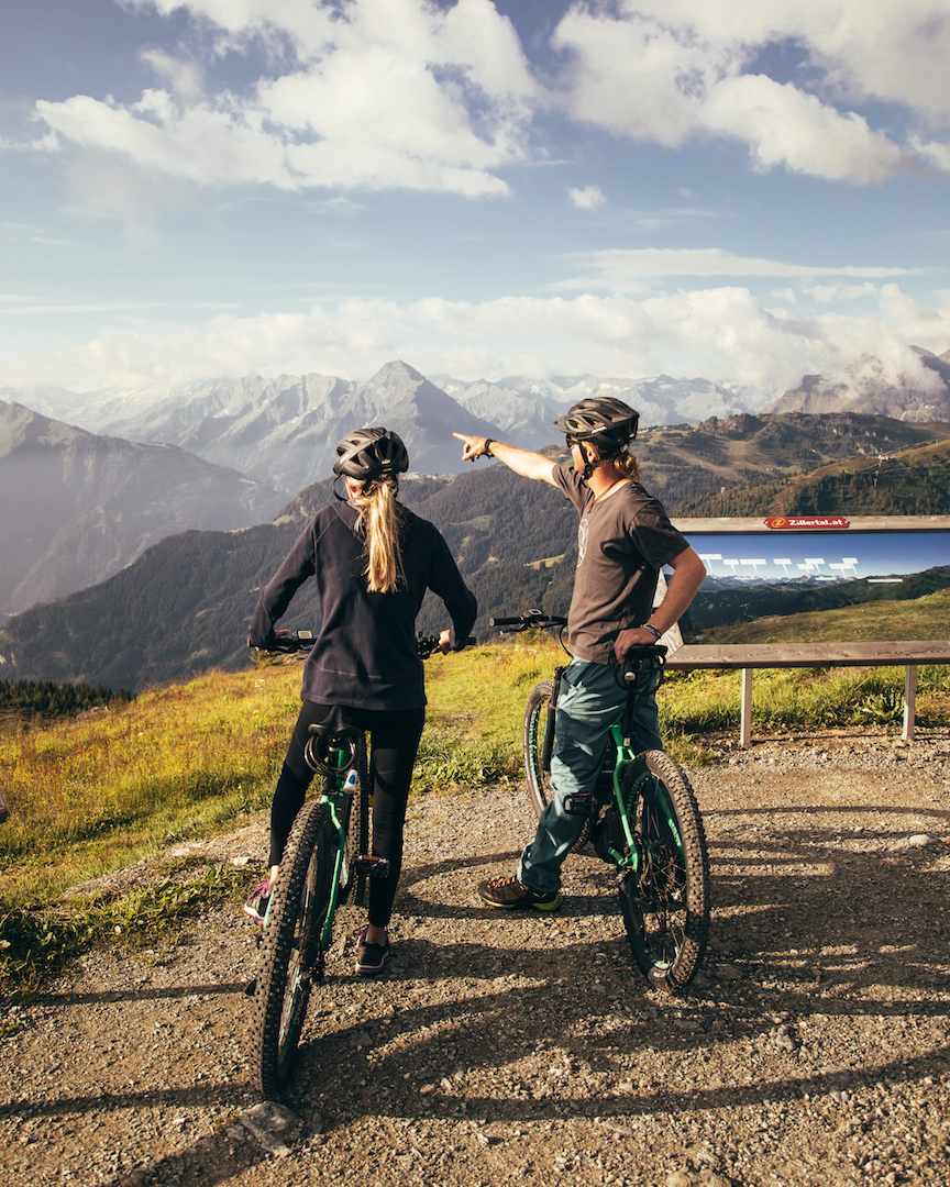 ZillergrundRock Luxury Mountain Resort Trail Übersicht Biketour Penken