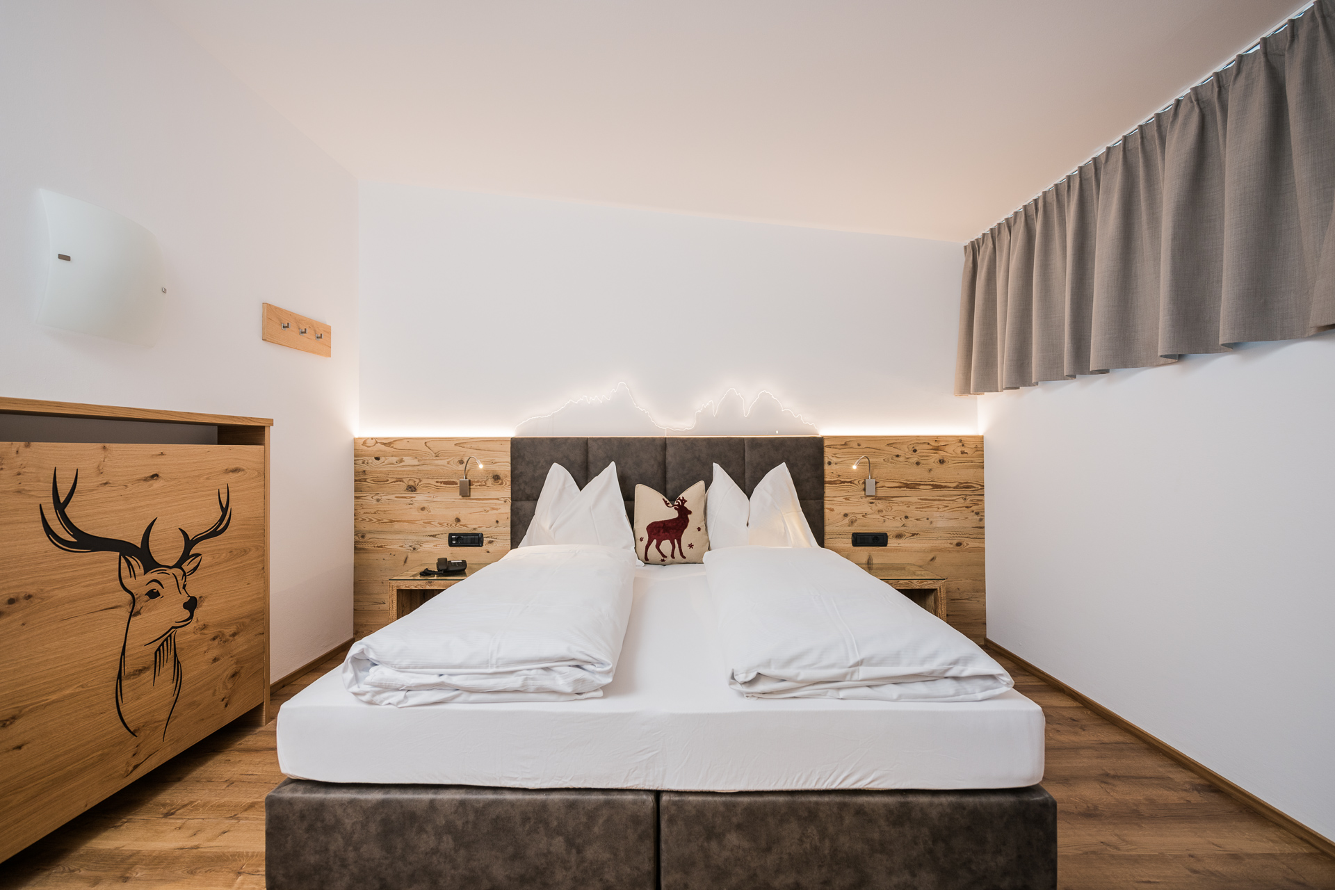 Mountainbikehotel: Mansardenzimmer ©Harald Wisthaler - Hotel Laurin