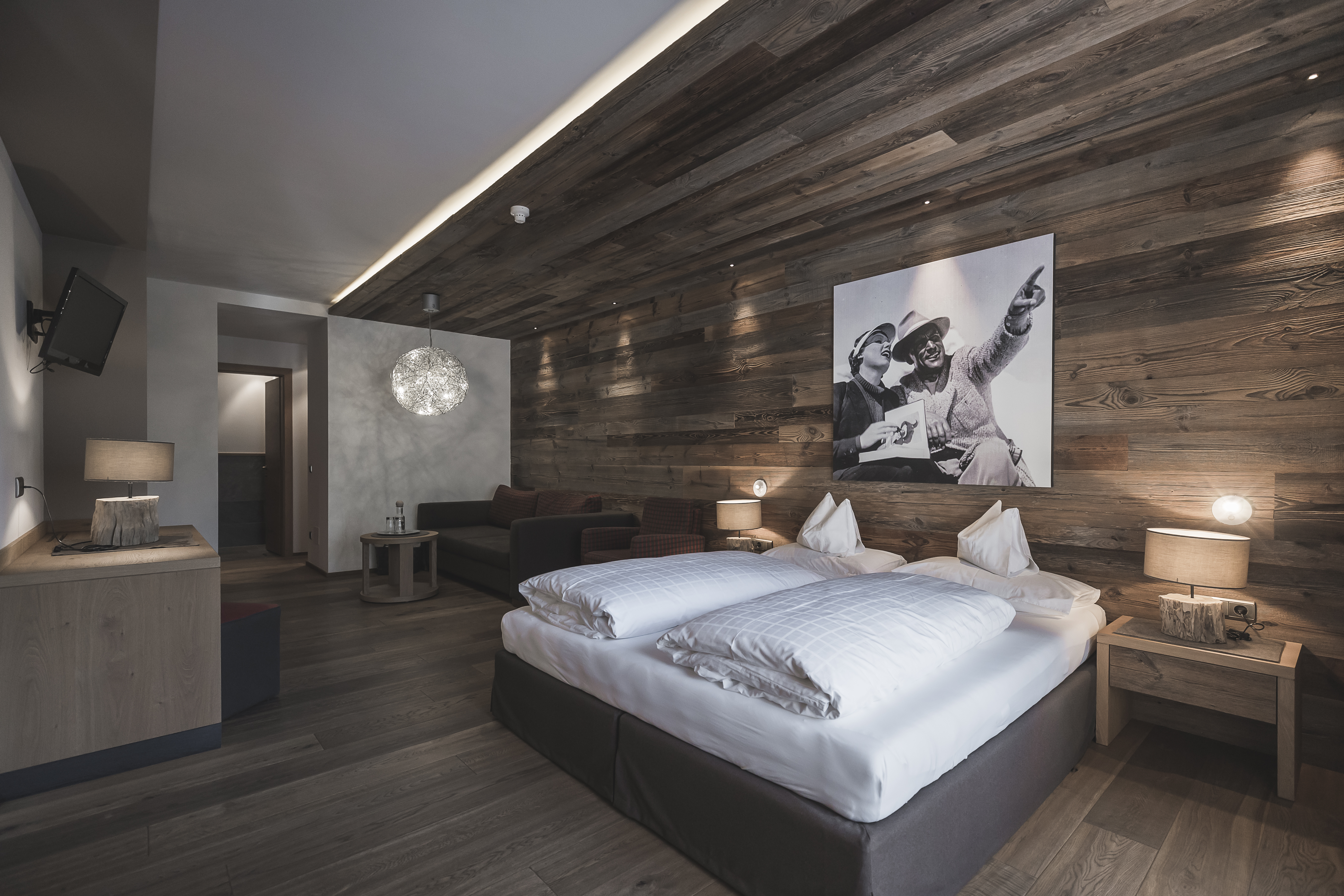 Bikehotel Alpenblick Zimmerkategorien SPA Suite mit Luis Trenker Infrarotkabine