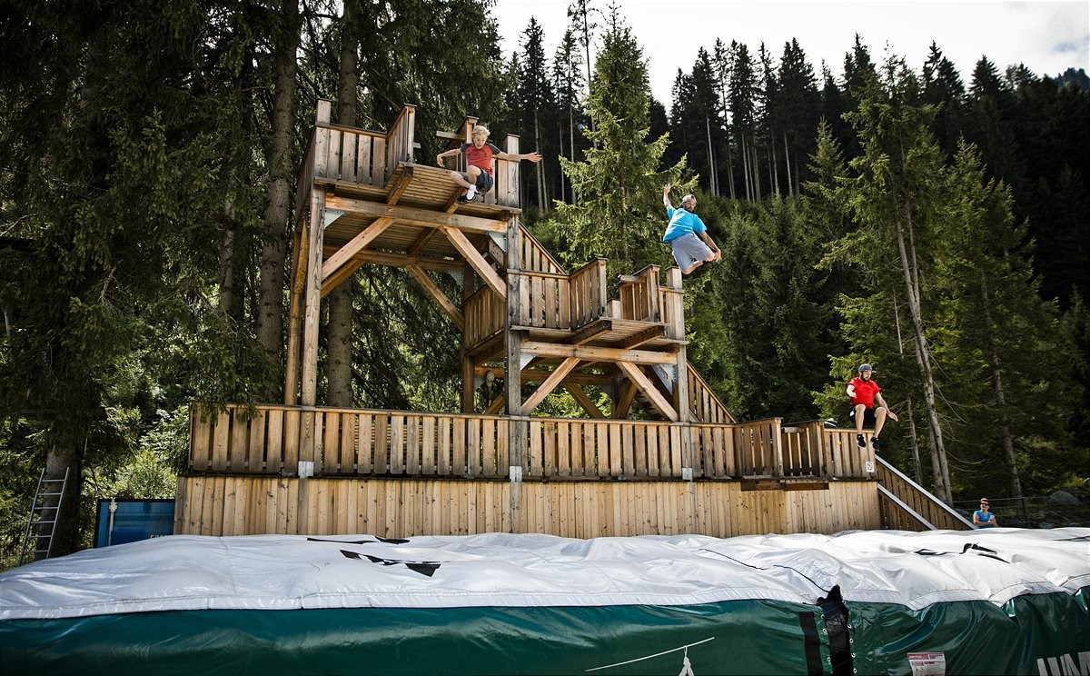 Ski & Bike Hotel Wiesenegg Ausflugsziele Jump & Slide Park