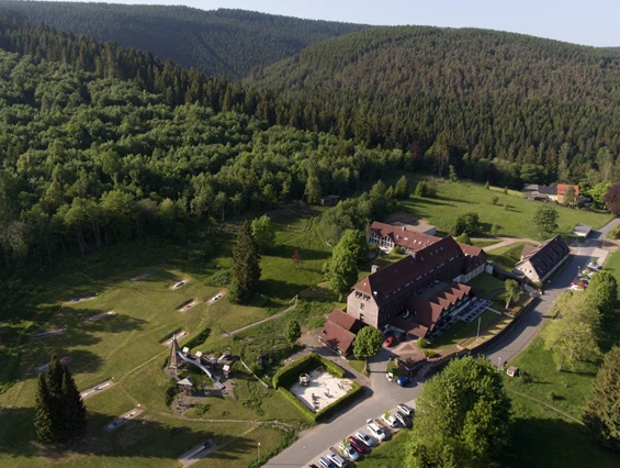 Mountainbikehotel: Lage - BSW Erlebnishotel Festenburg