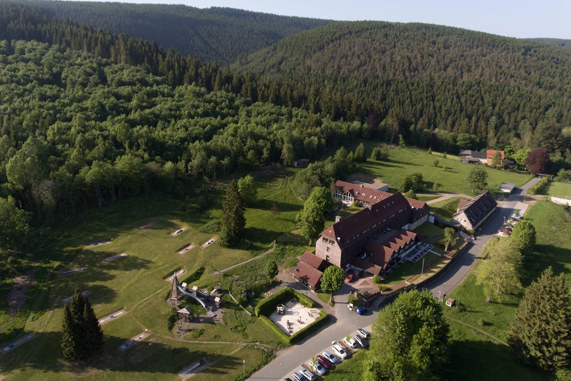 Mountainbikehotel: Lage - BSW Erlebnishotel Festenburg