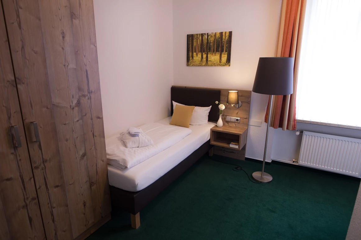 Mountainbikehotel: Einzelzimmer - BSW Erlebnishotel Festenburg