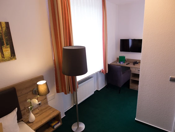 Mountainbikehotel: Einzelzimmer - BSW Erlebnishotel Festenburg